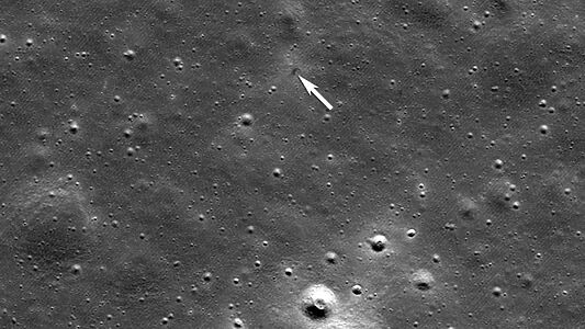NASA зафиксировало место крушения японского лунного модуля Resilience