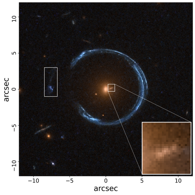 Гигантская черная дыра массой в 36 миллиардов Солнц: открытие в системе Cosmic Horseshoe