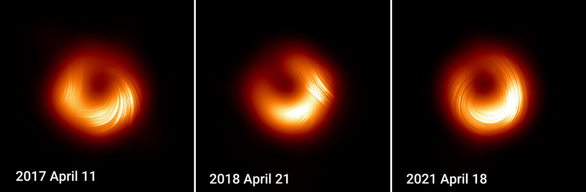 Новые снимки черной дыры M87: магнитные поля изменили направление, открывая тайны космического монстра*