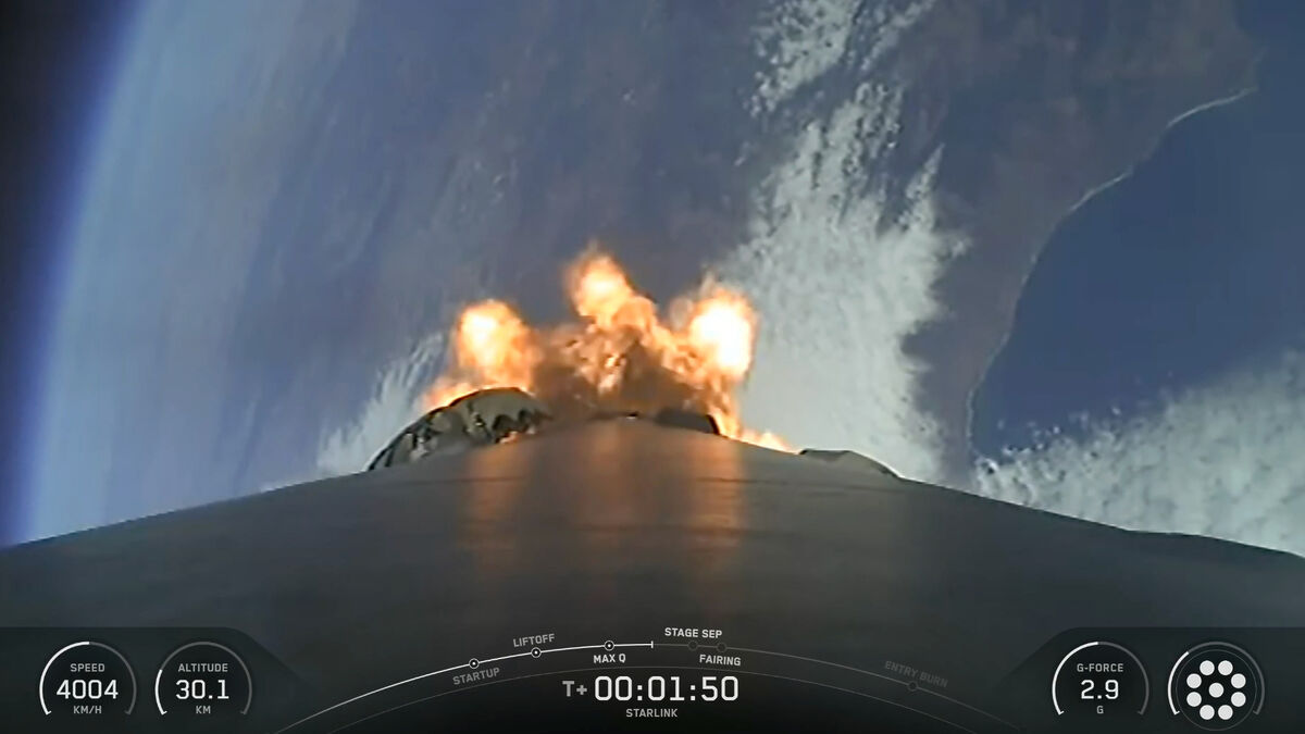 SpaceX установила рекорд: 28-й полёт первой ступени в ходе запуска новых спутников Starlink